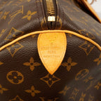 Louis Vuitton Boston Bag Monogram Keepall 55 Brown — view 5