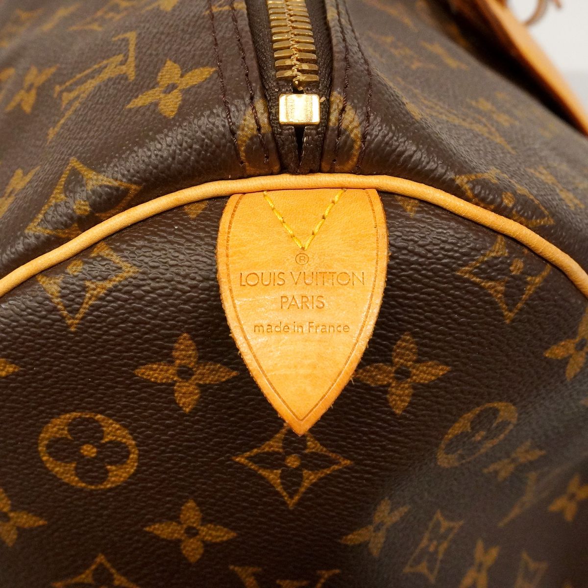 Louis Vuitton Boston Bag Monogram Keepall 55 Brown — view 5