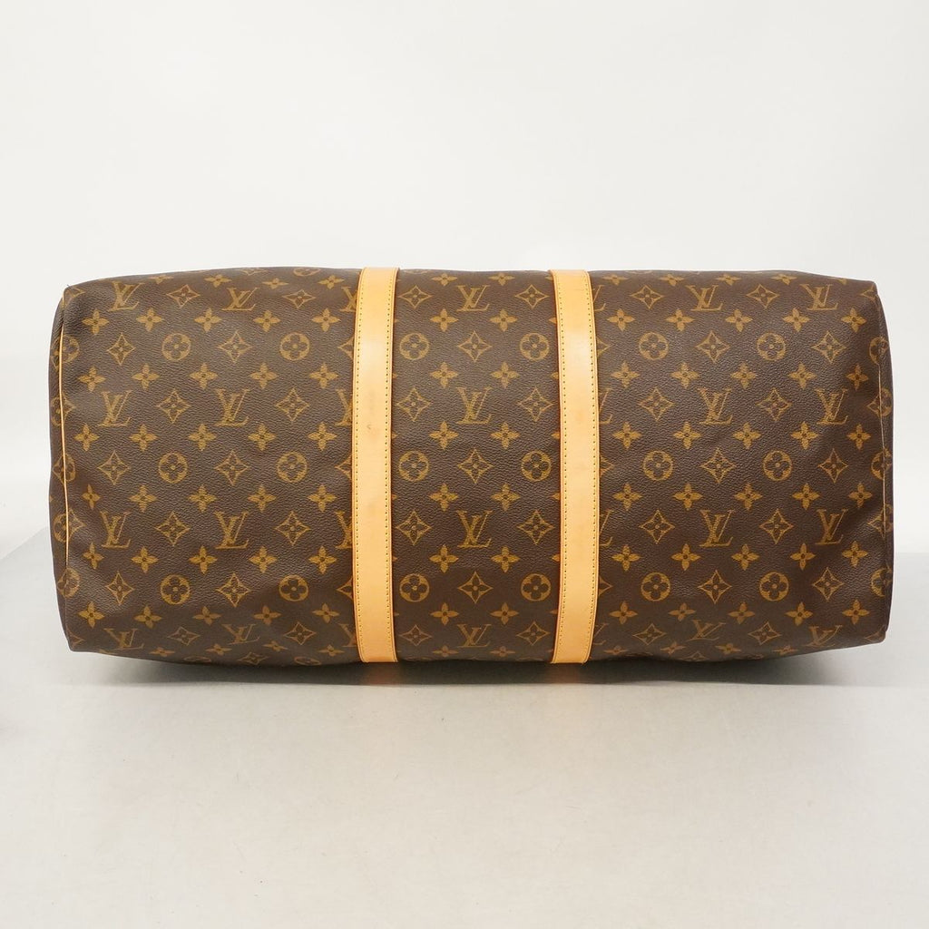 Louis Vuitton Boston Bag Monogram Keepall 55 Brown — view 3