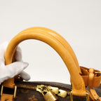 Louis Vuitton Boston Bag Monogram Keepall 55 Brown — view 8