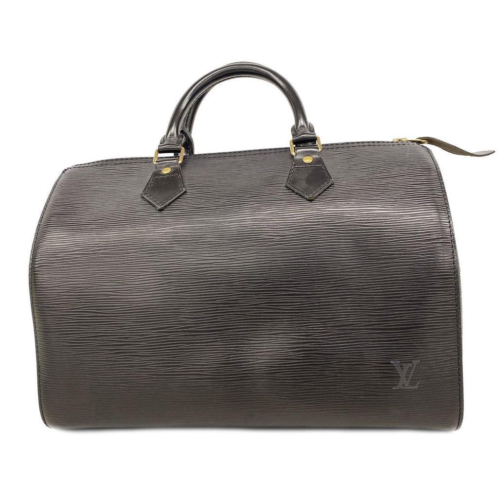 Louis Vuitton Epi Speedy 30 Noir Handbag