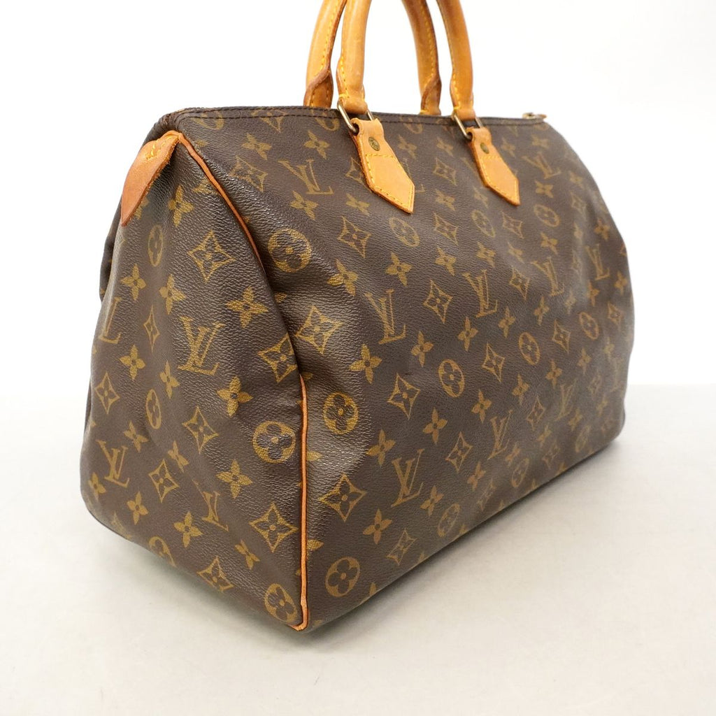 Louis Vuitton Monogram Speedy 35 Brown Handbag — view 2