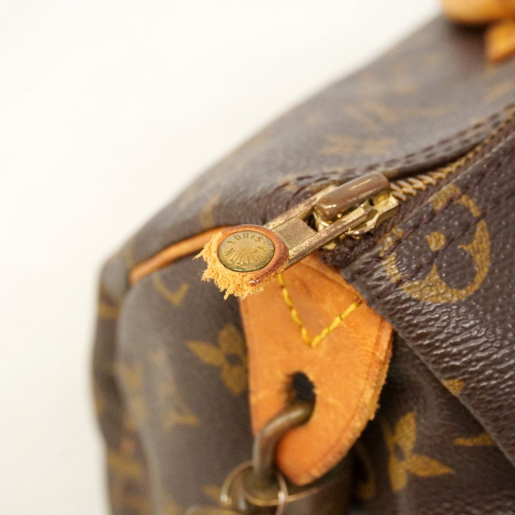 Louis Vuitton Monogram Speedy 35 Brown Handbag — view 6