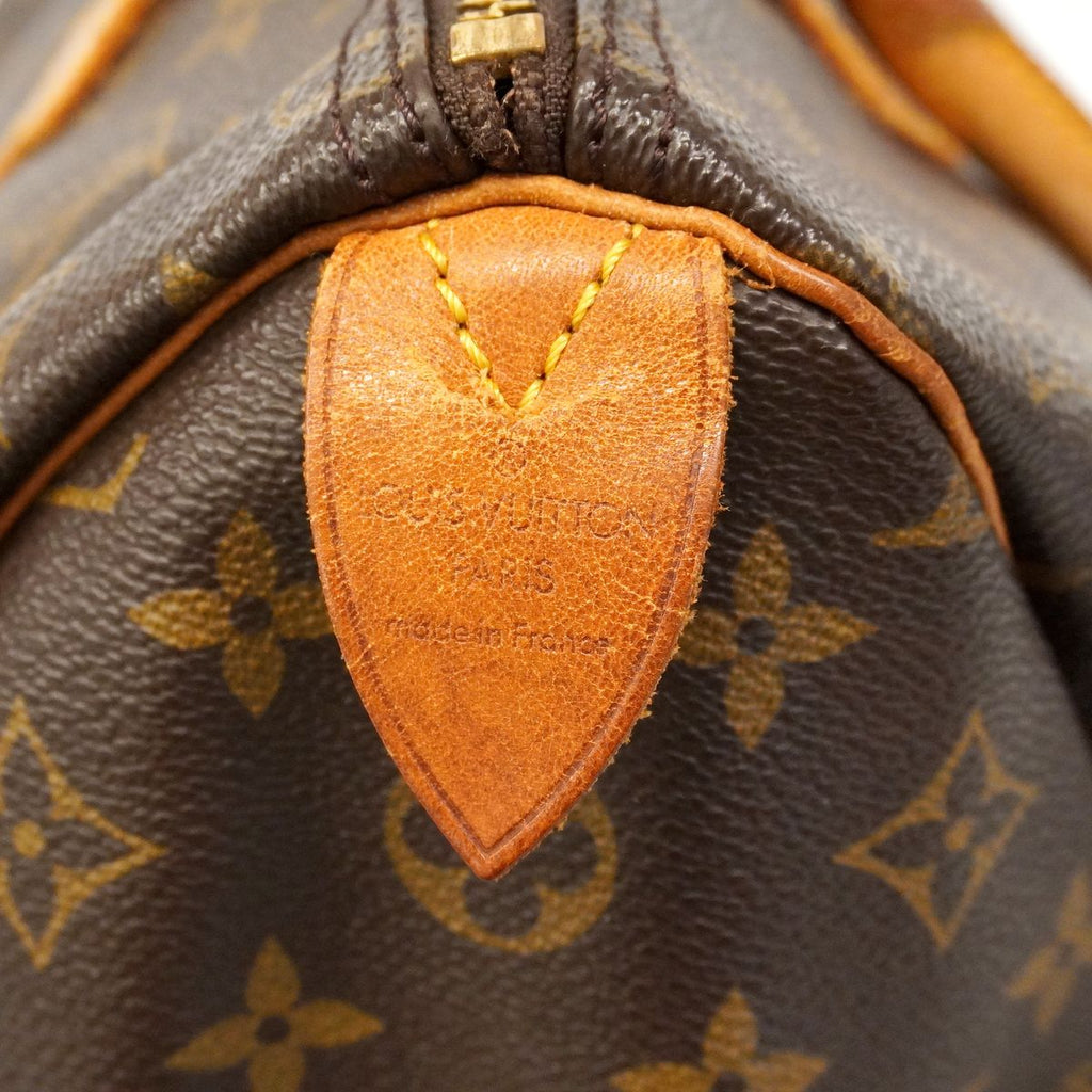 Louis Vuitton Monogram Speedy 35 Brown Handbag — view 5