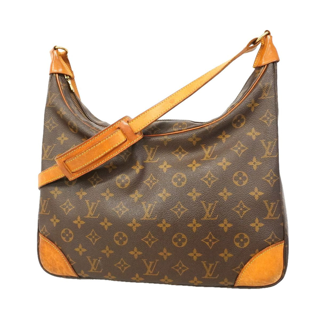 Louis Vuitton Shoulder Bag Monogram Boulogne 35 Brown