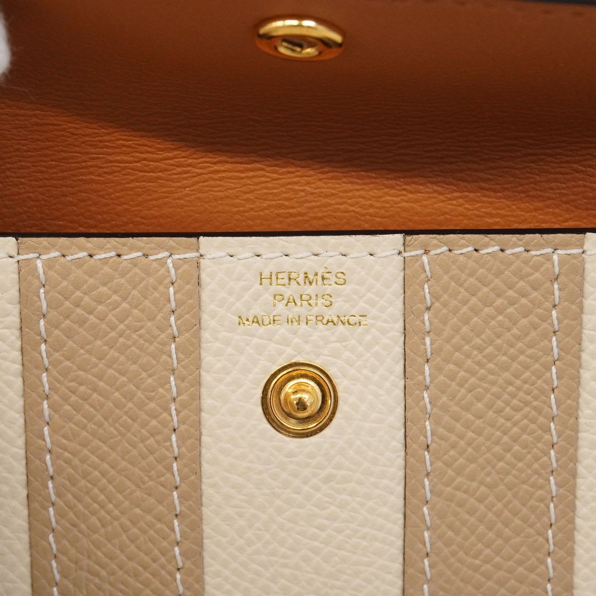 Hermes Belt Kelly Veau Epsom Trench Gold — view 5