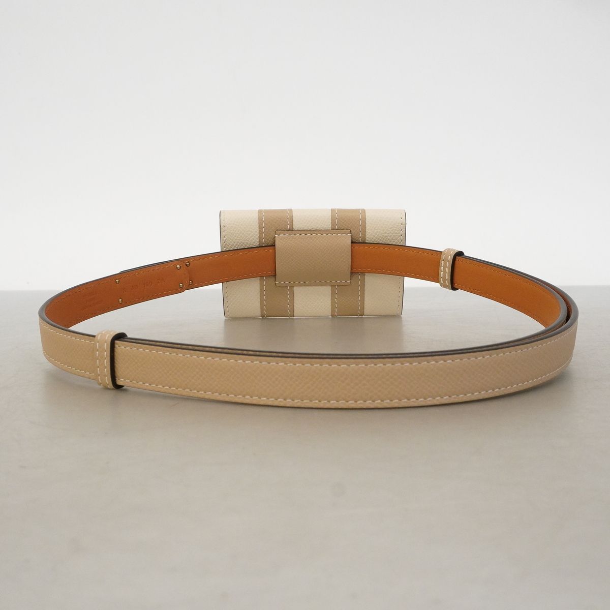 Hermes Belt Kelly Veau Epsom Trench Gold — view 7