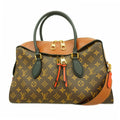 Louis Vuitton Handbag Monogram Roulis Tote Brown 2-Way