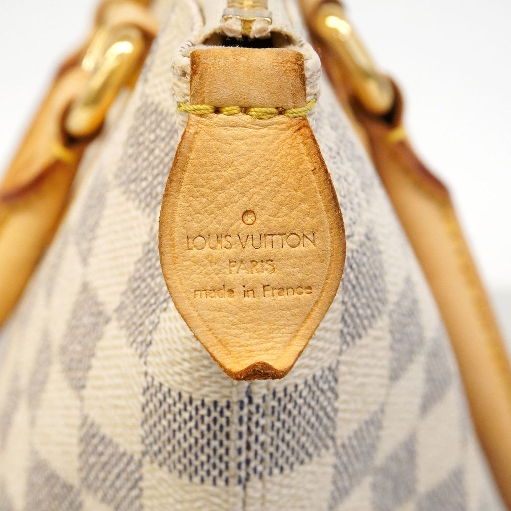 Louis Vuitton Tote Bag Damier Azur Saleya PM White — view 5