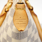 Louis Vuitton Tote Bag Damier Azur Saleya PM White — view 5