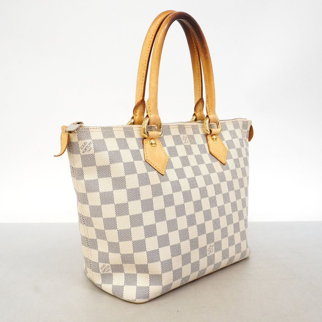 Louis Vuitton Tote Bag Damier Azur Saleya PM White — view 2