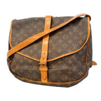 Louis Vuitton Shoulder Bag Monogram Saumur 35 Brown