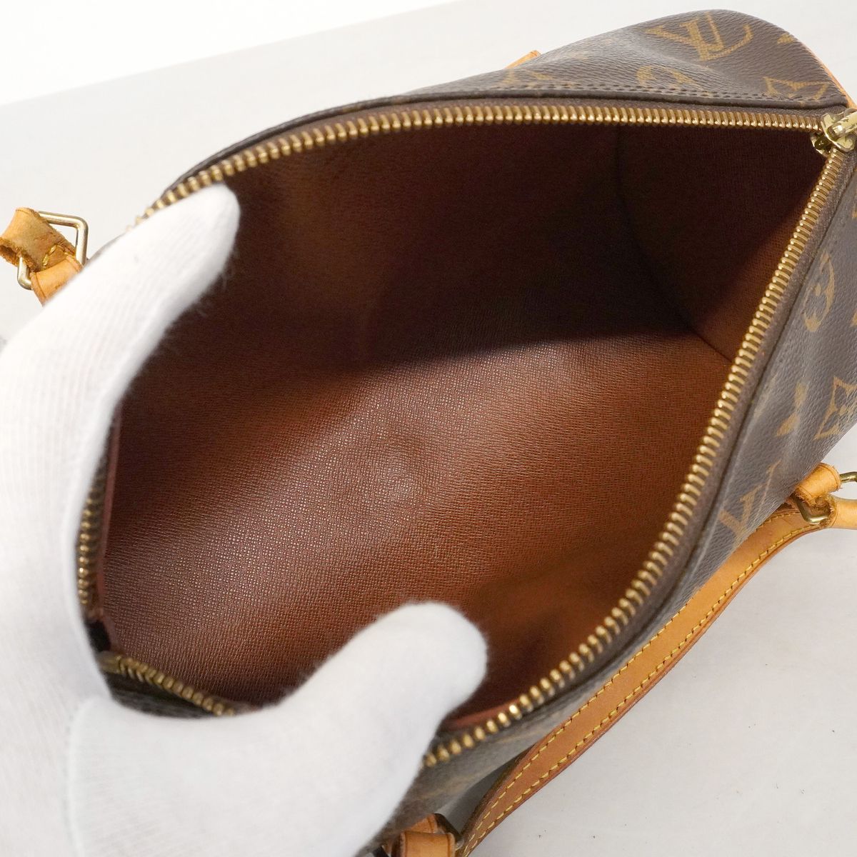 Louis Vuitton Monogram Papillon 26 Brown Handbag — view 5