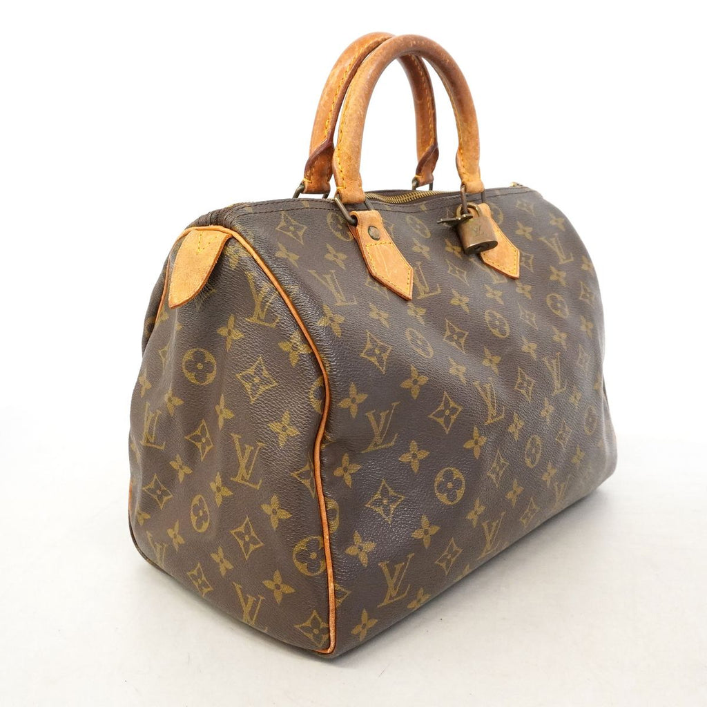 Louis Vuitton Monogram Speedy 30 Brown Handbag — view 2