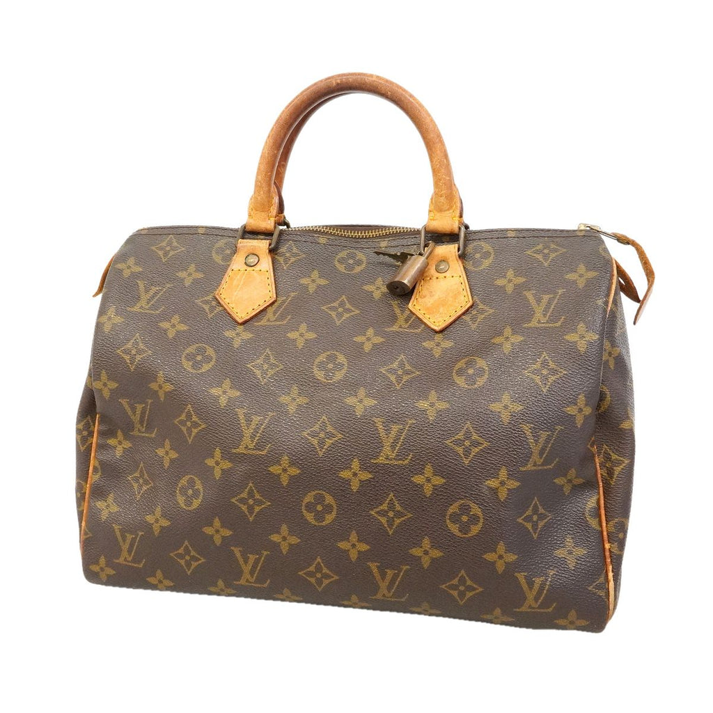 Louis Vuitton Monogram Speedy 30 Brown Handbag