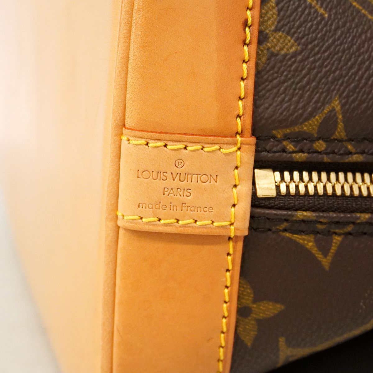Louis Vuitton Monogram Alma Brown Handbag — view 5