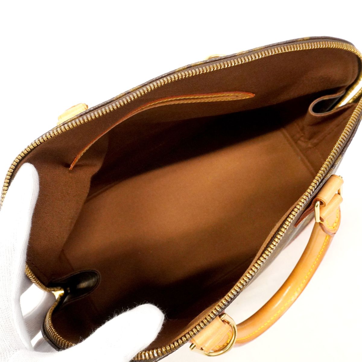 Louis Vuitton Monogram Alma Brown Handbag — view 4