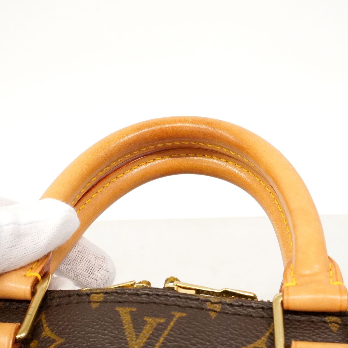 Louis Vuitton Monogram Alma Brown Handbag — view 7