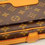 Louis Vuitton Shoulder Bag Monogram Saint Germain 24 Brown — view 8