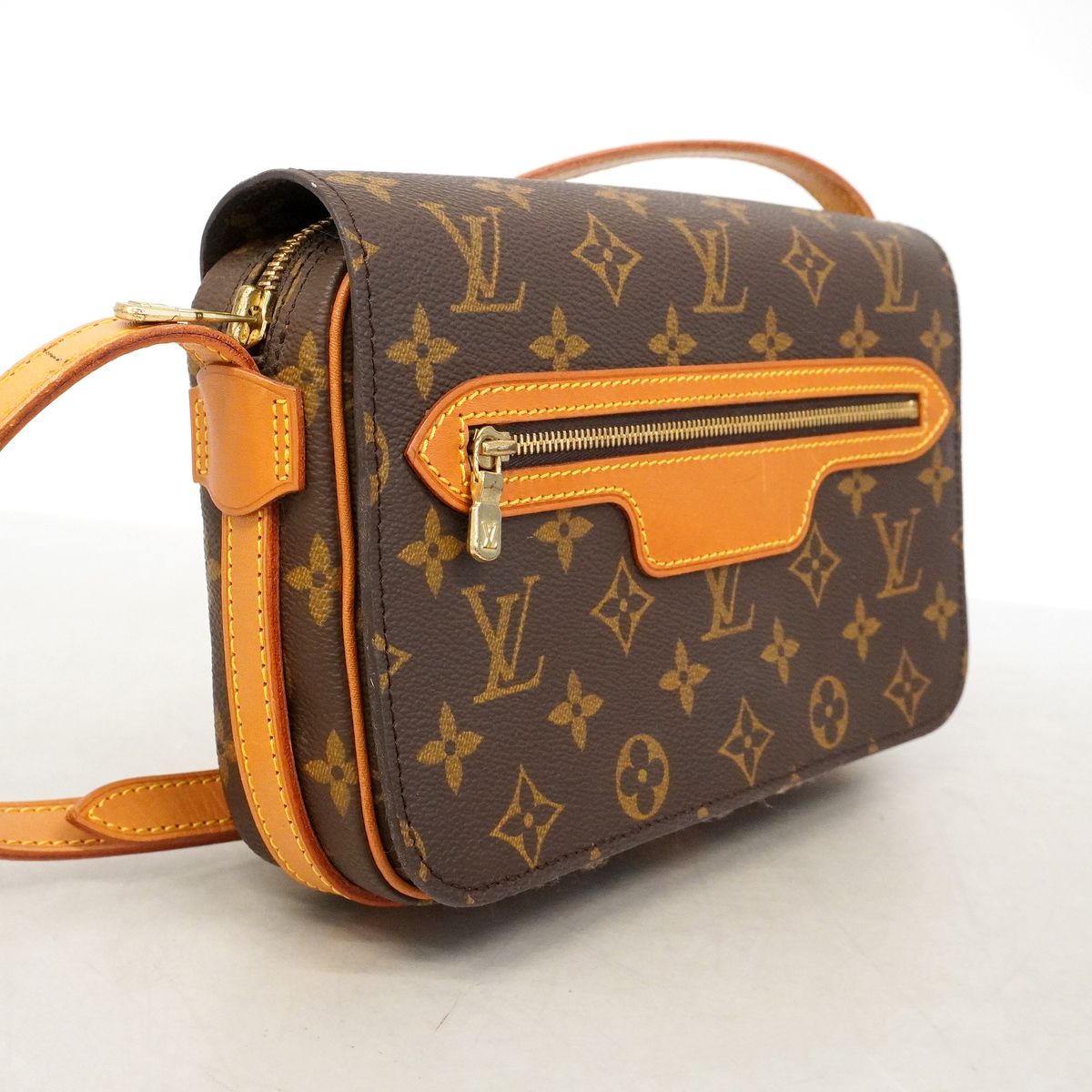 Louis Vuitton Shoulder Bag Monogram Saint Germain 24 Brown — view 2
