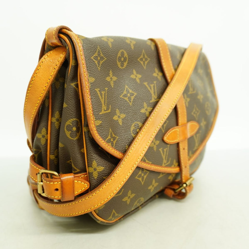 Louis Vuitton Shoulder Bag Monogram Saumur 30 Brown — view 2