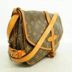 Louis Vuitton Shoulder Bag Monogram Saumur 30 Brown — view 2