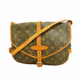 Louis Vuitton Shoulder Bag Monogram Saumur 30 Brown