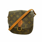 Louis Vuitton Shoulder Bag Monogram Mini Saint Cloud Brown