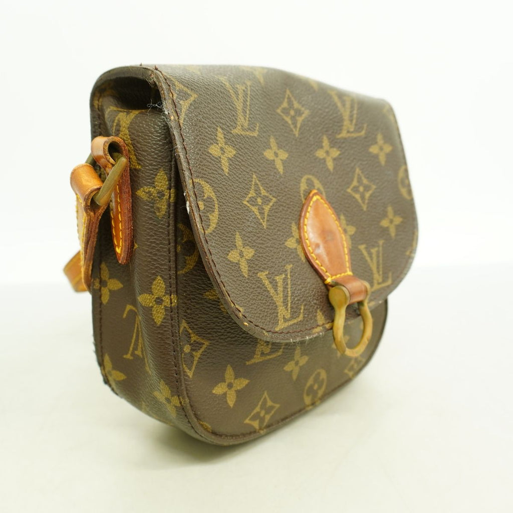 Louis Vuitton Shoulder Bag Monogram Mini Saint Cloud Brown — view 2