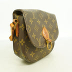 Louis Vuitton Shoulder Bag Monogram Mini Saint Cloud Brown — view 2
