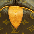 Louis Vuitton Boston Bag Monogram Keepall 50 Brown — view 5