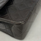 Chanel Shoulder Bag Quilted Lambskin Black Gold — view 6