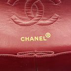 Chanel Shoulder Bag Quilted Lambskin Black Gold — view 5