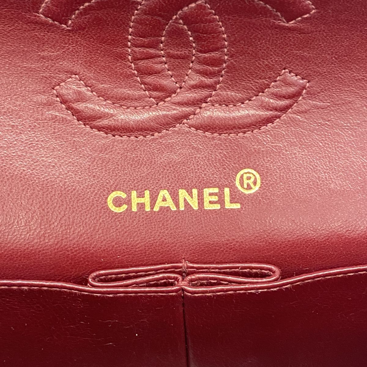 Chanel Shoulder Bag Quilted Lambskin Black Gold — view 5