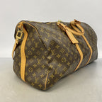 Louis Vuitton Boston Bag Monogram Keepall Bandouliere 55 Brown — view 2
