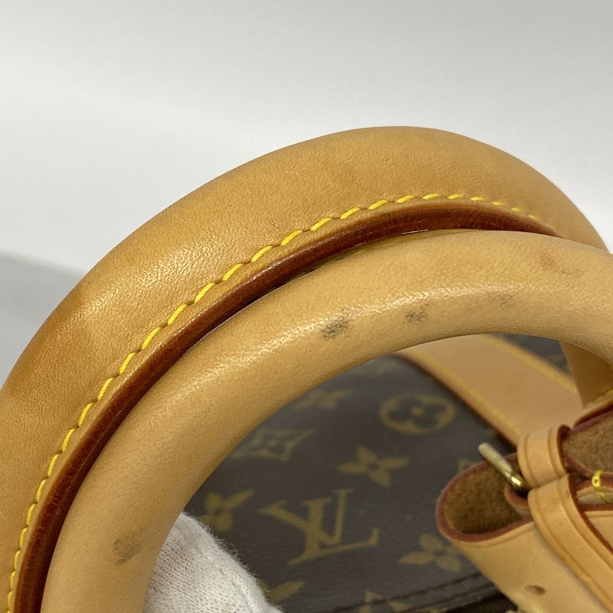 Louis Vuitton Boston Bag Monogram Keepall Bandouliere 55 Brown — view 8