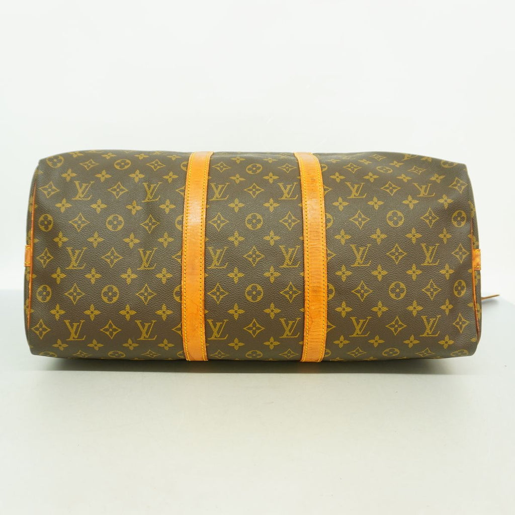 Louis Vuitton Boston Bag Monogram Keepall Bandouliere 50 Brown — view 3