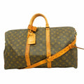 Louis Vuitton Boston Bag Monogram Keepall Bandouliere 50 Brown