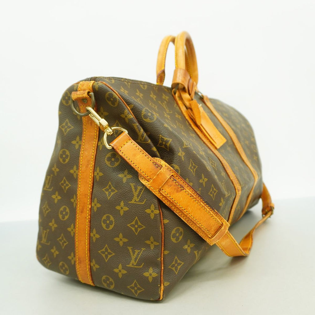 Louis Vuitton Boston Bag Monogram Keepall Bandouliere 50 Brown — view 2