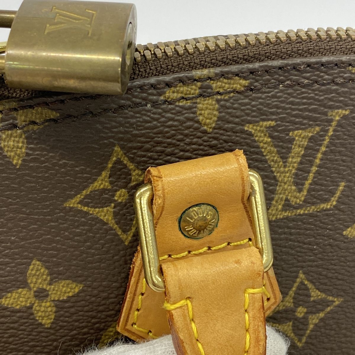Louis Vuitton Monogram Alma Brown Handbag — view 7