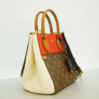 Louis Vuitton Handbag Monogram Fold Tote PM Brown Cream Cerise 2-Way — view 2