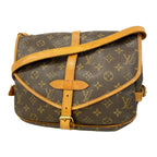 Louis Vuitton Shoulder Bag Monogram Saumur 30 Brown