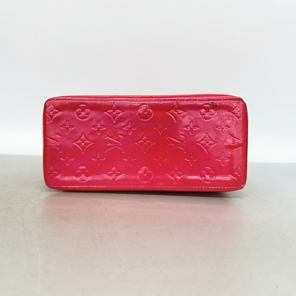 Louis Vuitton Tote Bag Vernis Reed MM Fuchsia Pink — view 3