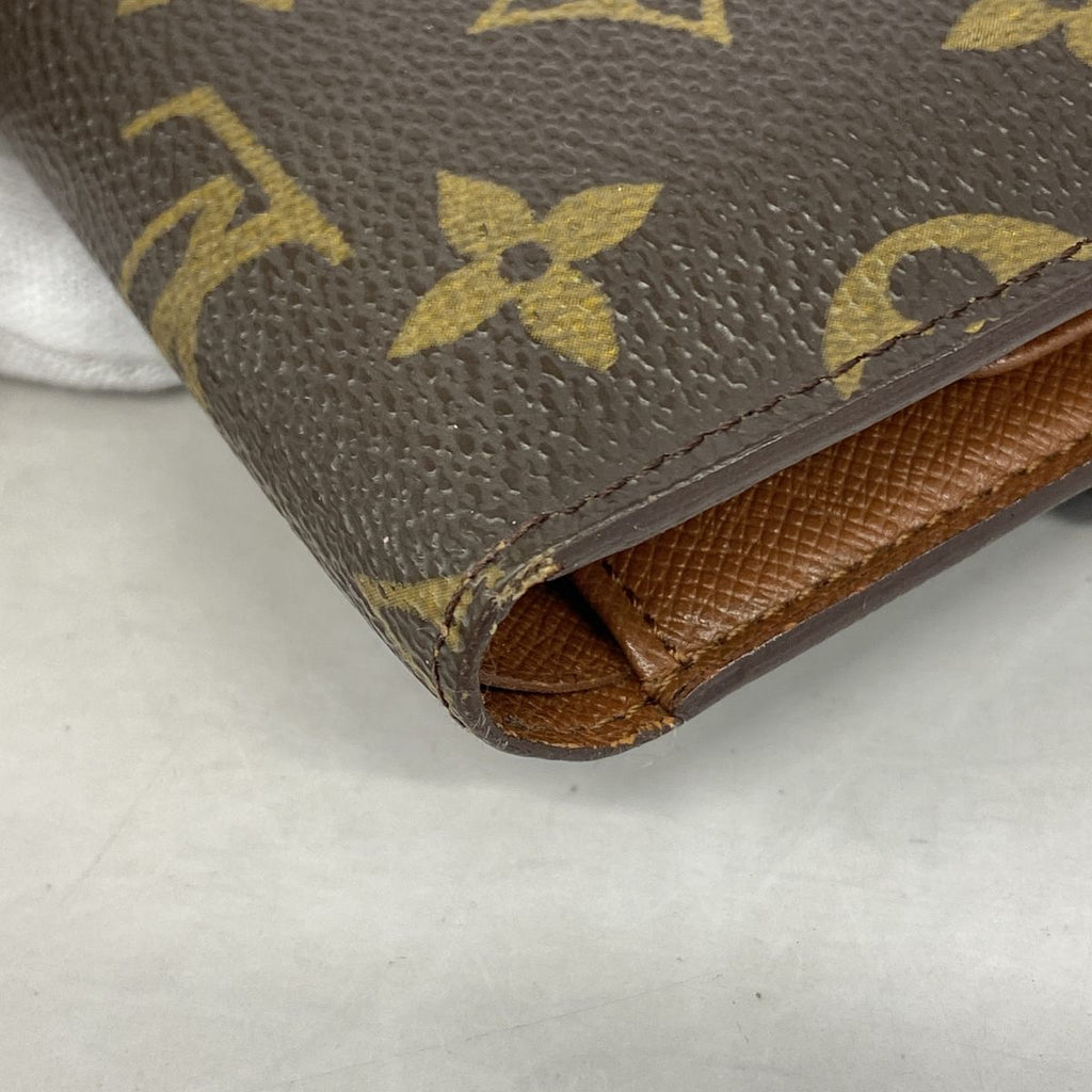 Louis Vuitton Trifold Wallet Monogram Porte Tresor Etui Papiers Brown — view 8