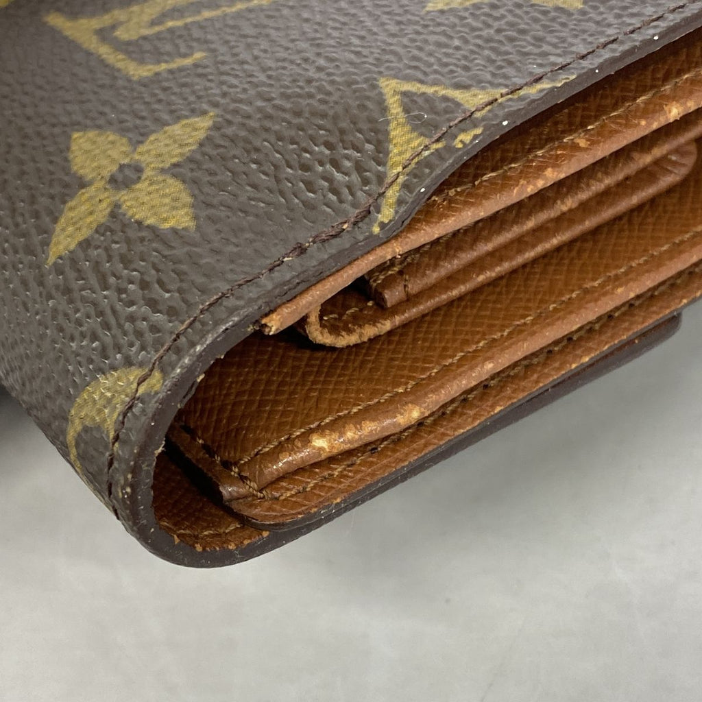 Louis Vuitton Trifold Wallet Monogram Porte Tresor Etui Papiers Brown — view 6