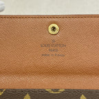 Louis Vuitton Trifold Wallet Monogram Porte Tresor Etui Papiers Brown — view 4