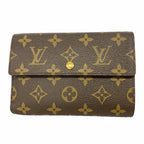 Louis Vuitton Trifold Wallet Monogram Porte Tresor Etui Papiers Brown