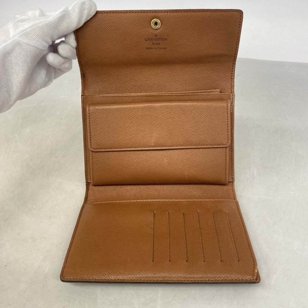 Louis Vuitton Trifold Wallet Monogram Porte Tresor Etui Papiers Brown — view 3
