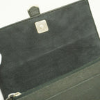 Fendi Shoulder Bag Leather Black Silver — view 6