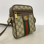 Gucci Shoulder Bag Ophidia Brown Gold — view 2